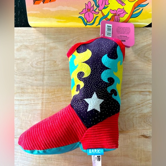 Bark Box Dog Toy Boot Scoot Boogie Nashville Bark Box L 50+ Lbs New - Picture 1 of 2